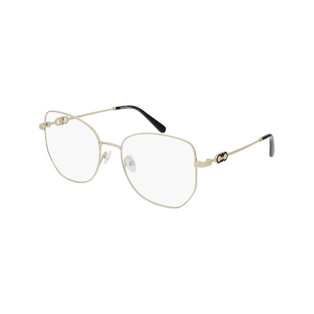 NEW Salvatore Ferragamo SF 2219 786 Rose Gold & Black Eyeglasses 56/18/140
